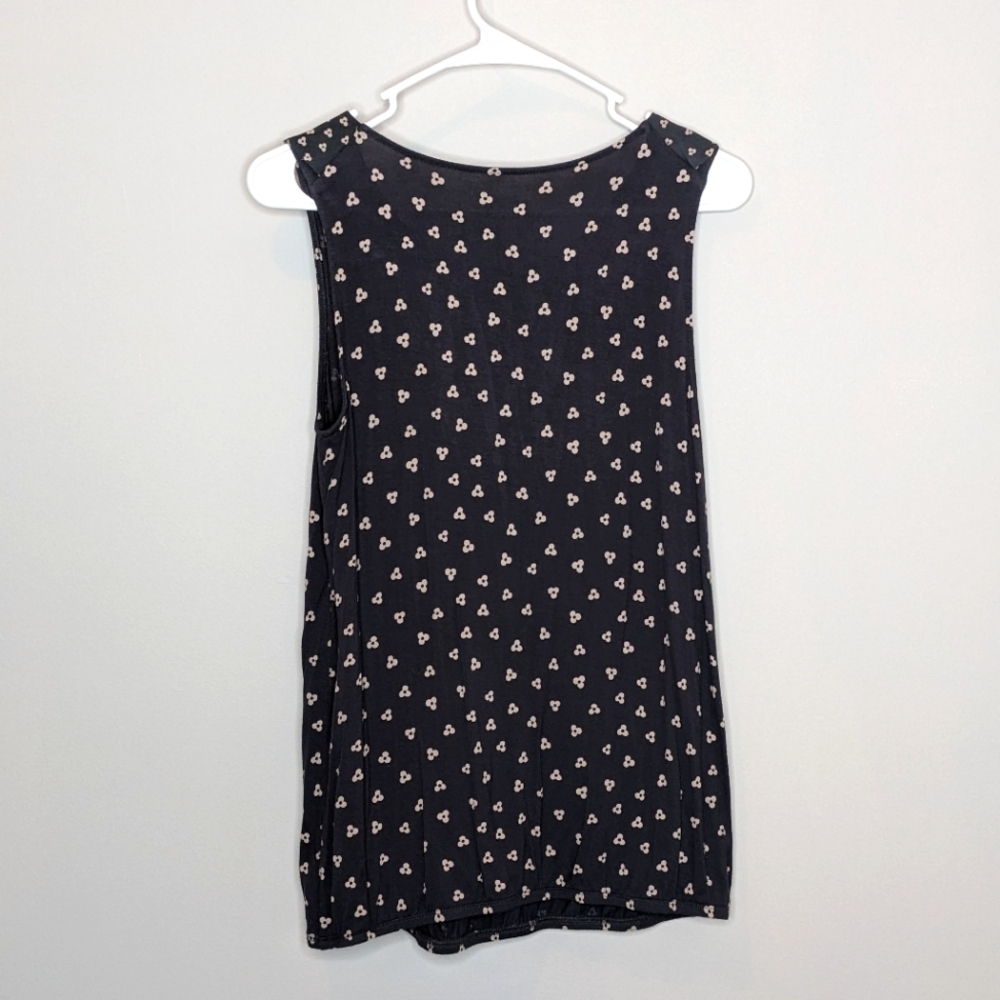 Loft Sleeveless Ruffle Tank Top Shirt S - Picture 2 of 5